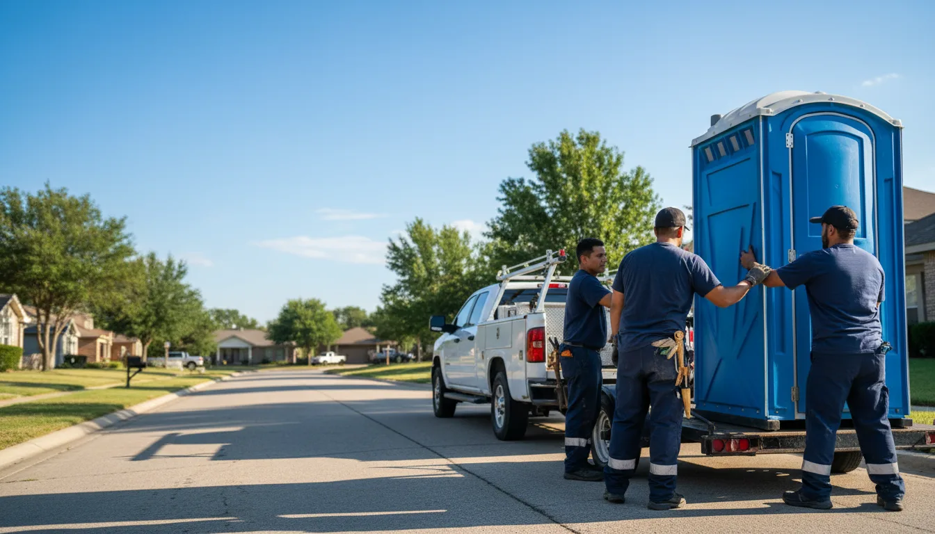 Portable Toilet Rental in Pandora, TX near me